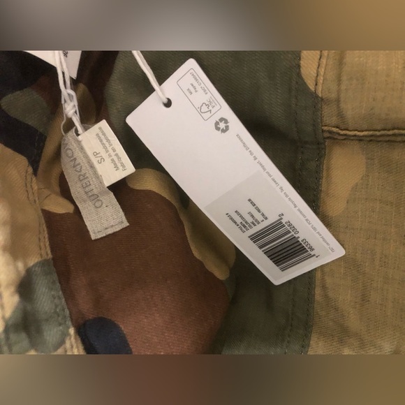 Outerknown army camo S.E.A. short sleeve‎ overalls jumpsuit size 0 new - Picture 16 of 16